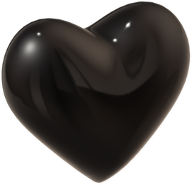 3D Black Heart